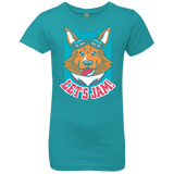 T-Shirts Tahiti Blue / YXS Lets Jam (2) Girls Premium T-Shirt