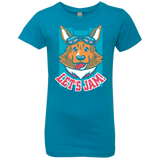 T-Shirts Turquoise / YXS Lets Jam (2) Girls Premium T-Shirt