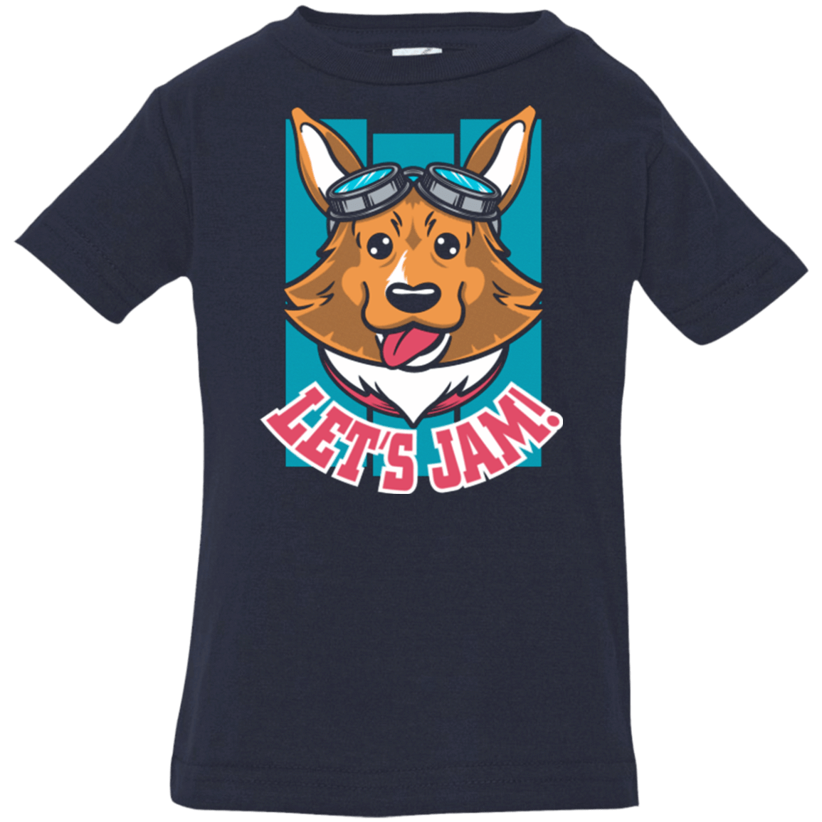 T-Shirts Navy / 6 Months Lets Jam (2) Infant PremiumT-Shirt