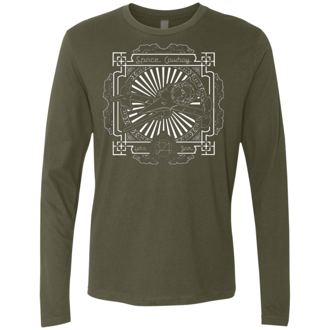 T-Shirts Military Green / Small Lets Jam 2 Men's Premium Long Sleeve