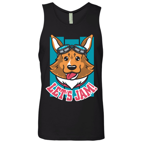 T-Shirts Black / Small Lets Jam (2) Men's Premium Tank Top