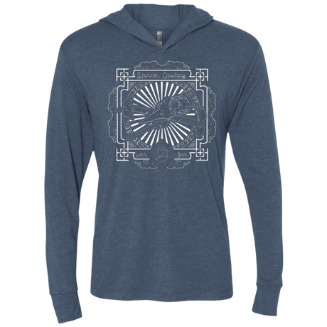 T-Shirts Indigo / X-Small Lets Jam 2 Triblend Long Sleeve Hoodie Tee