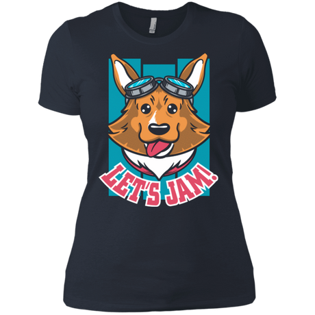 T-Shirts Indigo / X-Small Lets Jam (2) Women's Premium T-Shirt