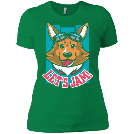 T-Shirts Kelly Green / X-Small Lets Jam (2) Women's Premium T-Shirt