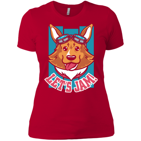 T-Shirts Red / X-Small Lets Jam (2) Women's Premium T-Shirt