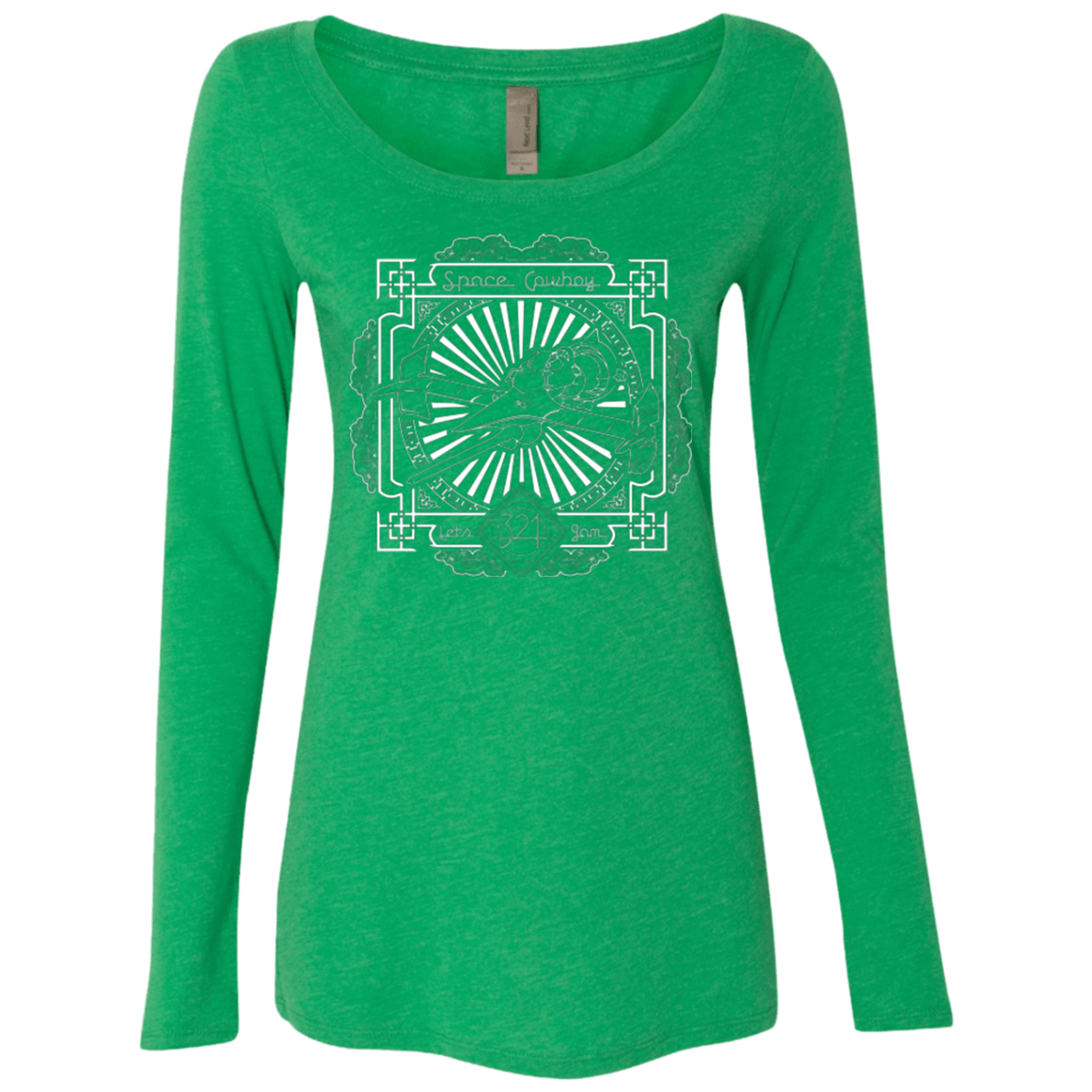 T-Shirts Envy / Small Lets Jam 2 Women's Triblend Long Sleeve Shirt