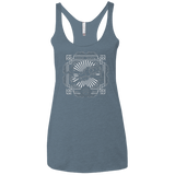 T-Shirts Indigo / X-Small Lets Jam 2 Women's Triblend Racerback Tank