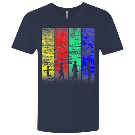 T-Shirts Midnight Navy / X-Small Lets jam Men's Premium V-Neck