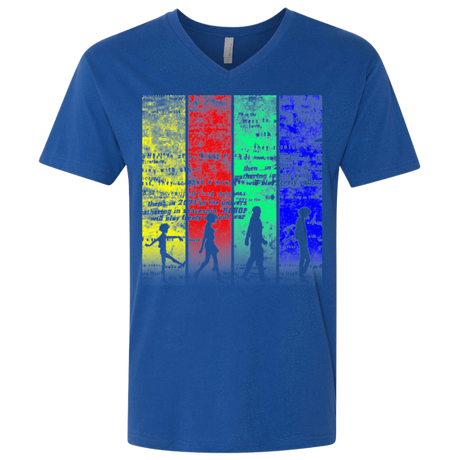 T-Shirts Royal / X-Small Lets jam Men's Premium V-Neck
