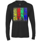 T-Shirts Vintage Black / X-Small Lets jam Triblend Long Sleeve Hoodie Tee