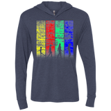 T-Shirts Vintage Navy / X-Small Lets jam Triblend Long Sleeve Hoodie Tee