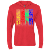 T-Shirts Vintage Red / X-Small Lets jam Triblend Long Sleeve Hoodie Tee