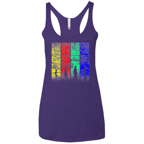 T-Shirts Purple / X-Small Lets jam Women's Triblend Racerback Tank