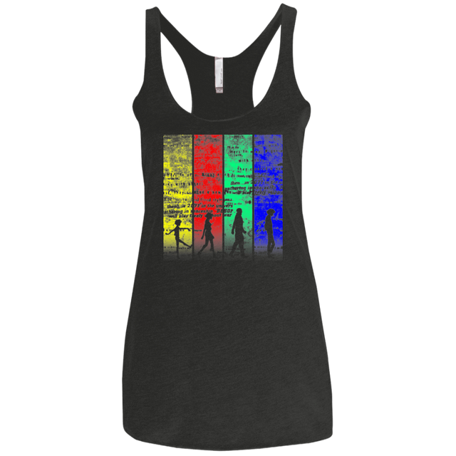T-Shirts Vintage Black / X-Small Lets jam Women's Triblend Racerback Tank