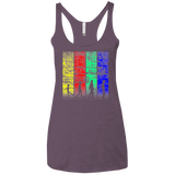 T-Shirts Vintage Purple / X-Small Lets jam Women's Triblend Racerback Tank