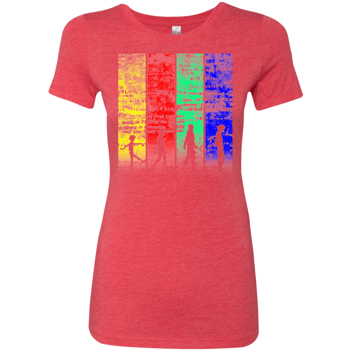 T-Shirts Vintage Red / Small Lets jam Women's Triblend T-Shirt