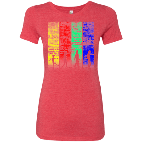 T-Shirts Vintage Red / Small Lets jam Women's Triblend T-Shirt