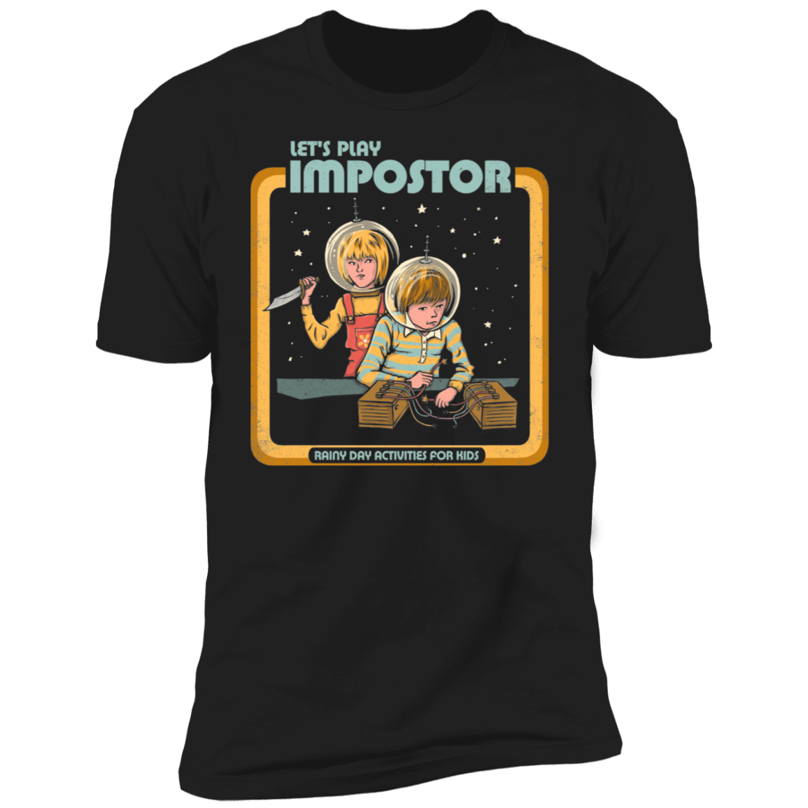 T-Shirts Black / X-Small Lets Play Impostor Men's Premium T-Shirt