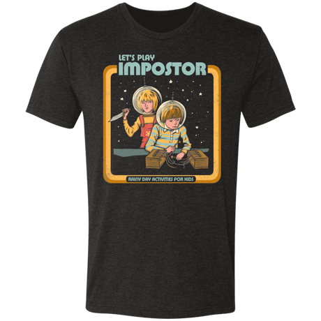 T-Shirts Vintage Black / S Lets Play Impostor Men's Triblend T-Shirt