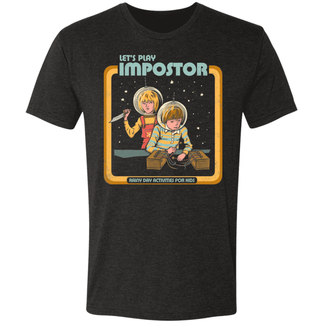 T-Shirts Vintage Black / S Lets Play Impostor Men's Triblend T-Shirt