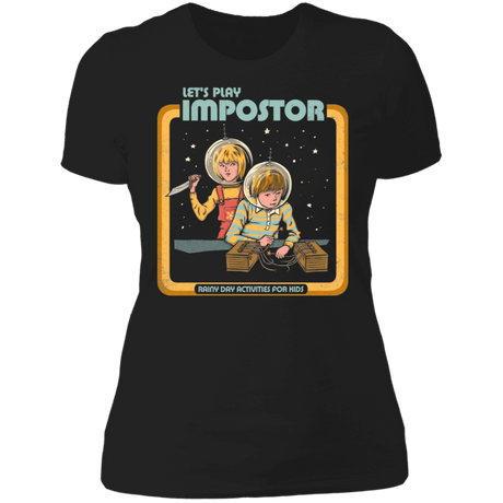 T-Shirts Black / X-Small Lets Play Impostor Women's Premium T-Shirt