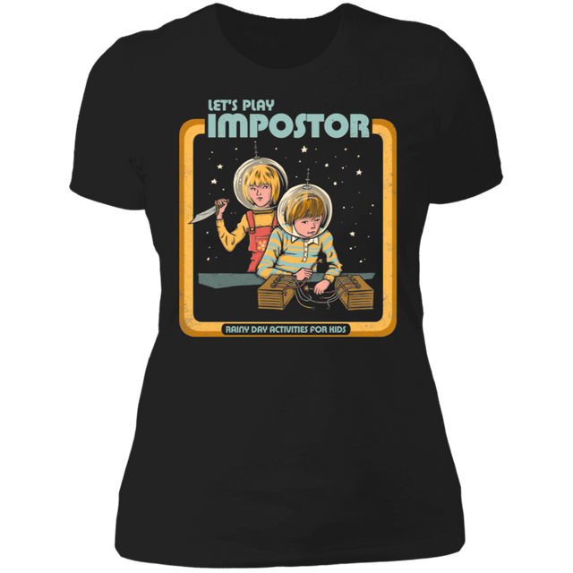 T-Shirts Black / X-Small Lets Play Impostor Women's Premium T-Shirt