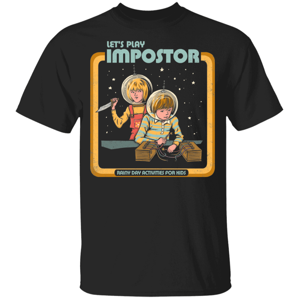 T-Shirts Black / YXS Lets Play Impostor Youth T-Shirt