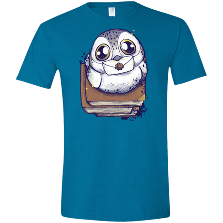 T-Shirts Antique Sapphire / S Letter Men's Semi-Fitted Softstyle