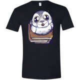 T-Shirts Black / X-Small Letter Men's Semi-Fitted Softstyle