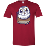 T-Shirts Cardinal Red / S Letter Men's Semi-Fitted Softstyle