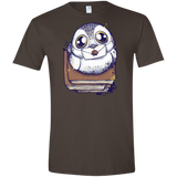 T-Shirts Dark Chocolate / S Letter Men's Semi-Fitted Softstyle