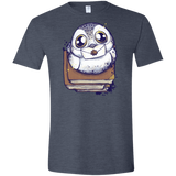 T-Shirts Heather Navy / S Letter Men's Semi-Fitted Softstyle