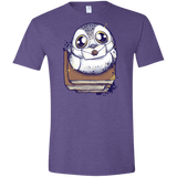 T-Shirts Heather Purple / S Letter Men's Semi-Fitted Softstyle