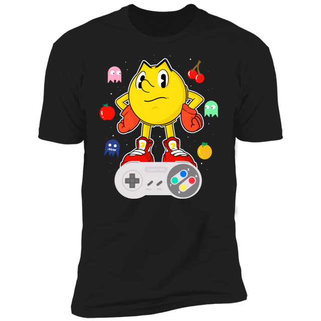 T-Shirts Black / X-Small Lever Pac-Man Men's Premium T-Shirt