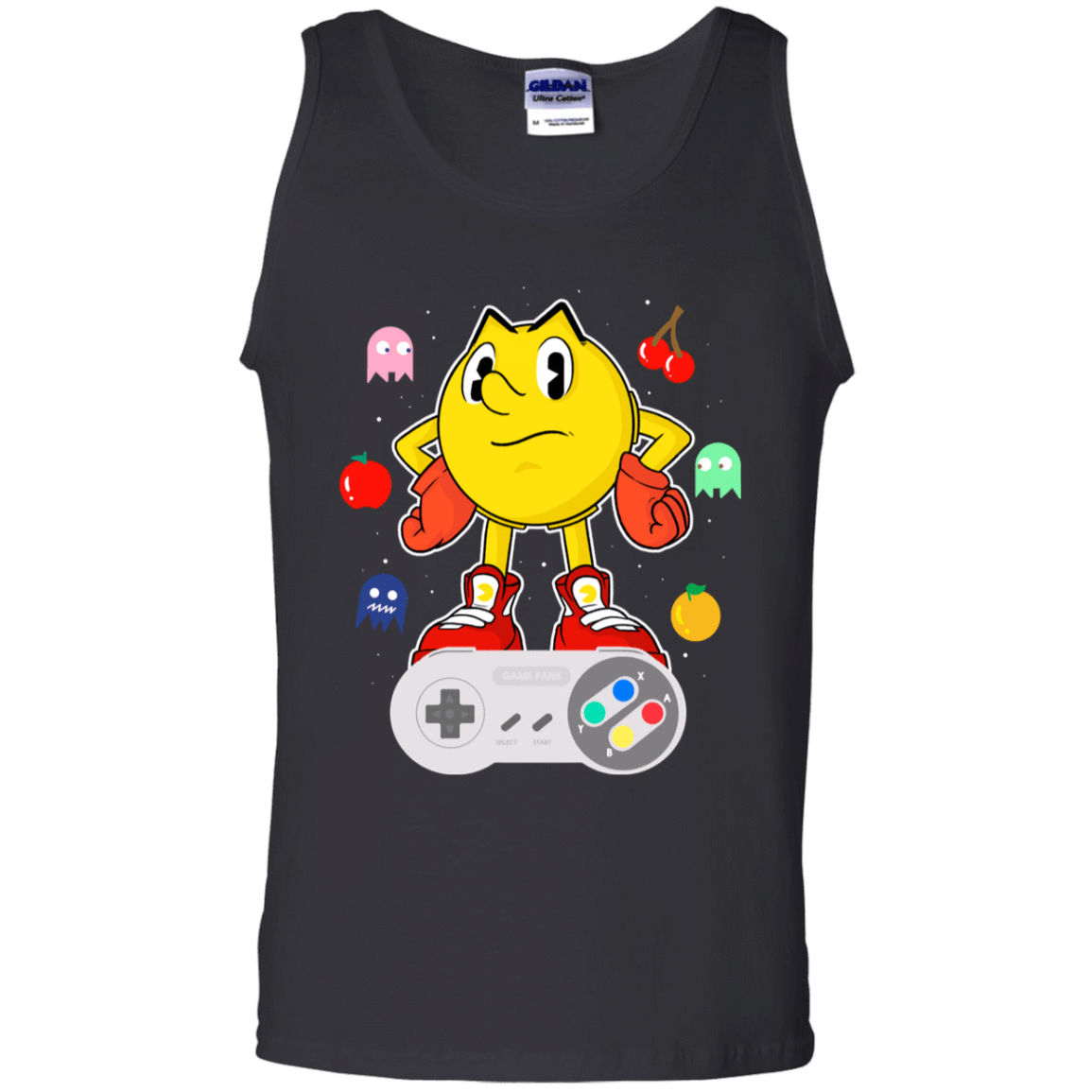 T-Shirts Black / S Lever Pac-Man Men's Tank Top