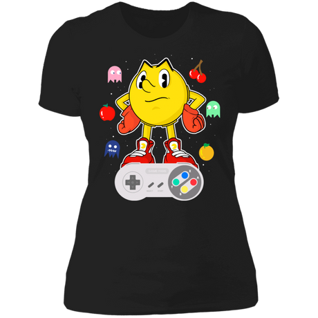 T-Shirts Black / X-Small Lever Pac-Man Women's Premium T-Shirt