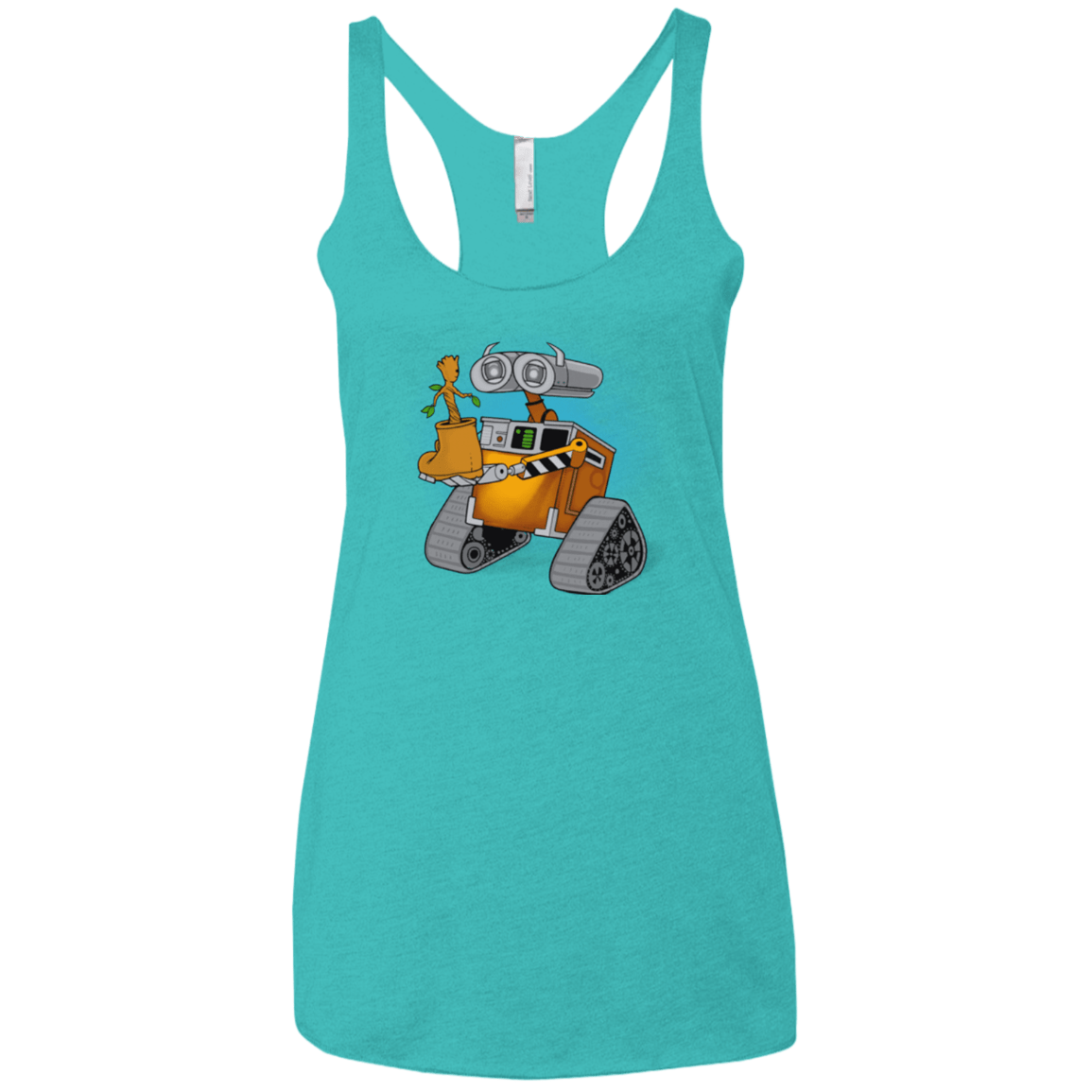 T-Shirts Tahiti Blue / X-Small Life found Women's Triblend Racerback Tank