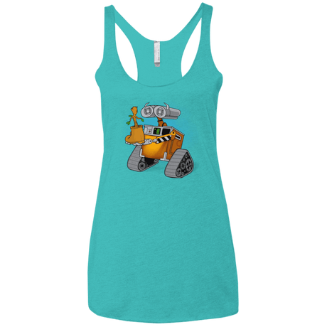 T-Shirts Tahiti Blue / X-Small Life found Women's Triblend Racerback Tank