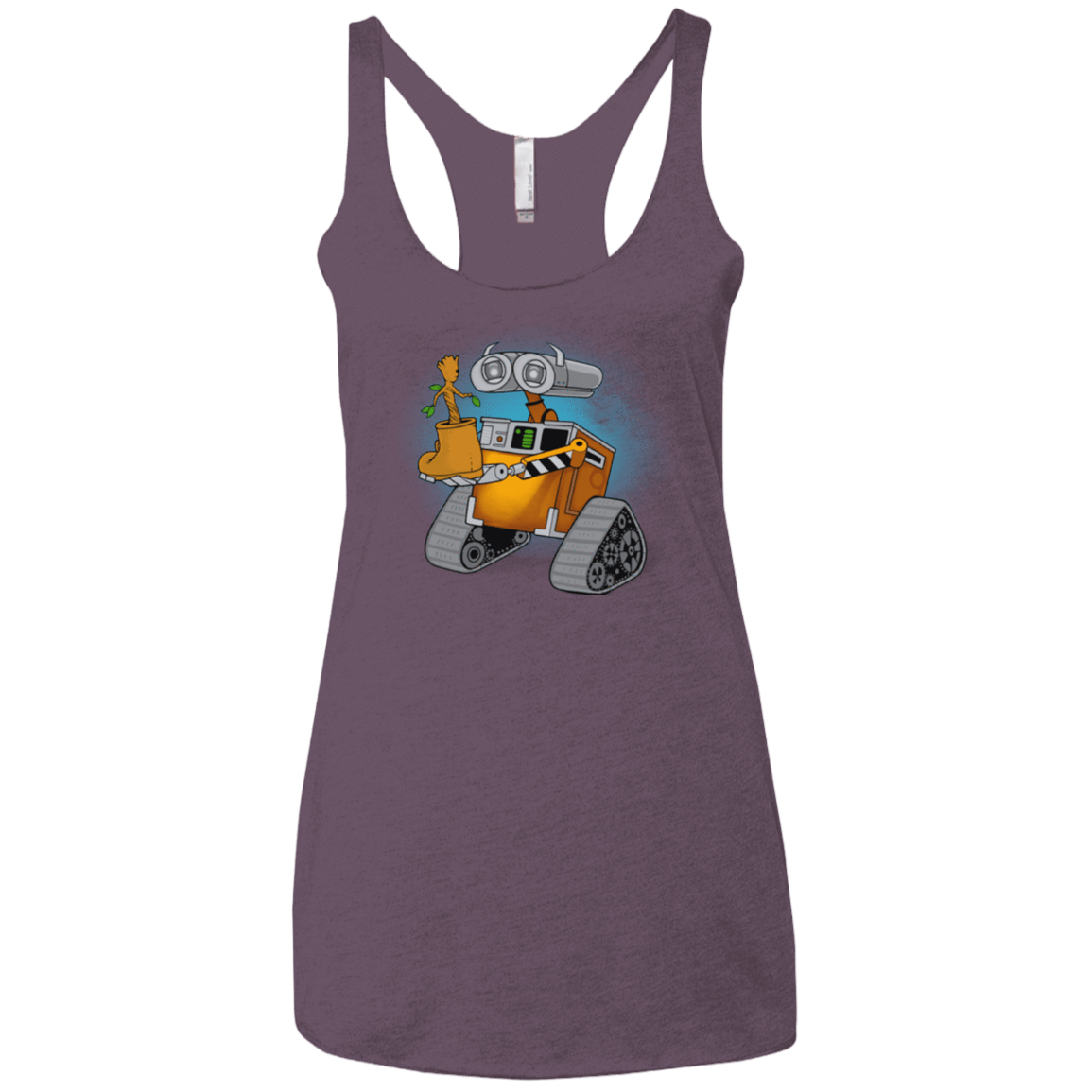 T-Shirts Vintage Purple / X-Small Life found Women's Triblend Racerback Tank