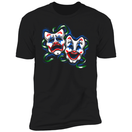 T-Shirts Black / X-Small Life is a Comedy - Tragedy Men's Premium T-Shirt