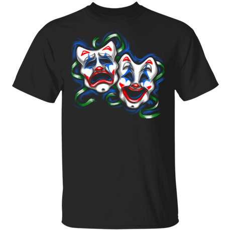 T-Shirts Black / YXS Life is a Comedy - Tragedy Youth T-Shirt