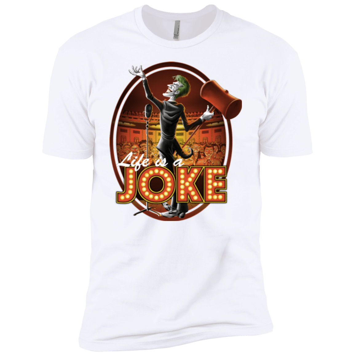T-Shirts White / YXS Life Is A Joke Boys Premium T-Shirt
