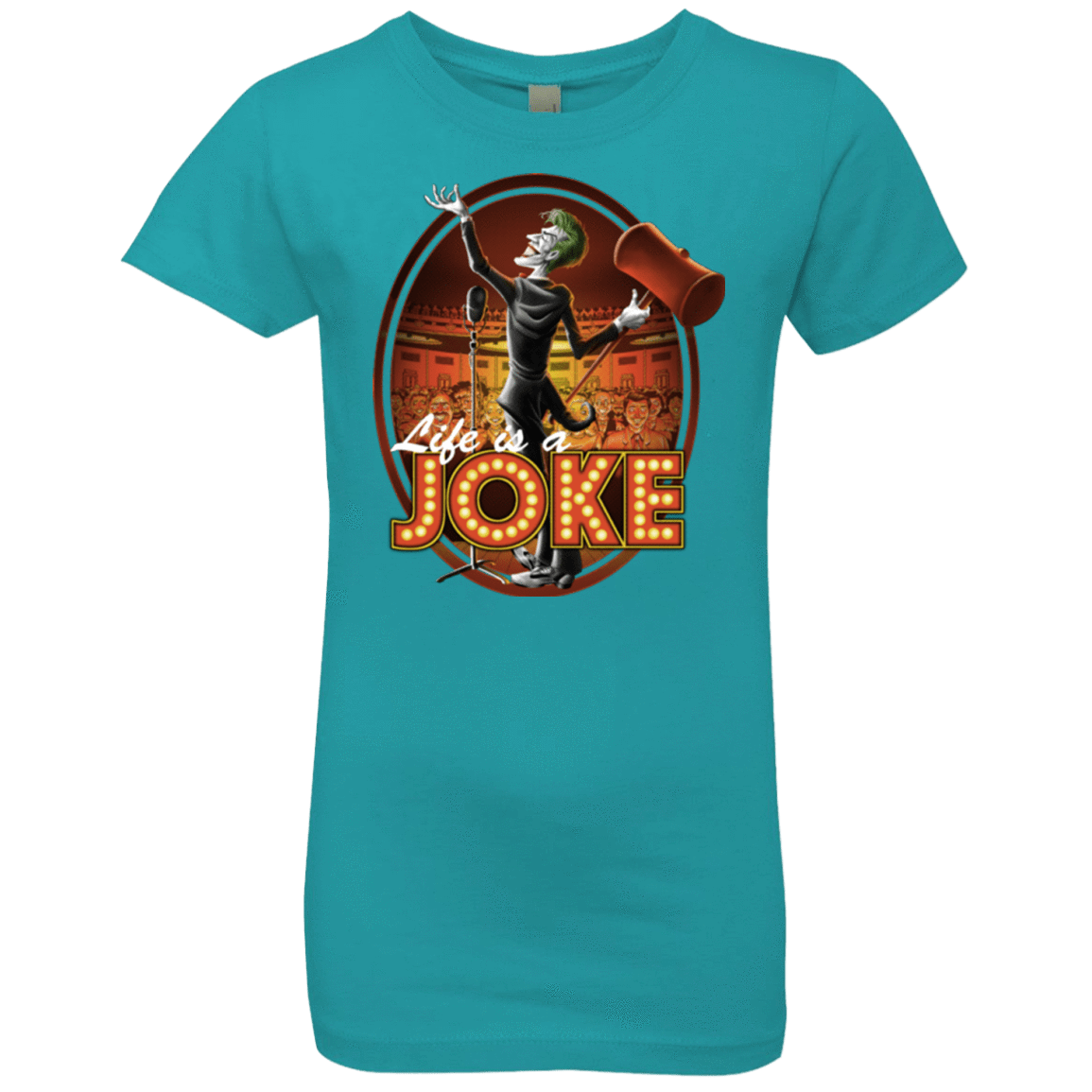 T-Shirts Tahiti Blue / YXS Life Is A Joke Girls Premium T-Shirt