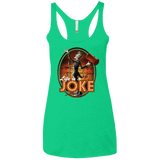 T-Shirts Envy / X-Small Life Is A Joke Women's Triblend Racerback Tank