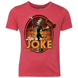 T-Shirts Vintage Red / YXS Life Is A Joke Youth Triblend T-Shirt