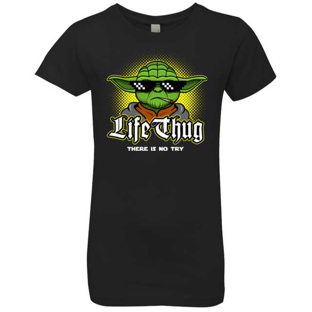 T-Shirts Black / YXS Life thug Girls Premium T-Shirt