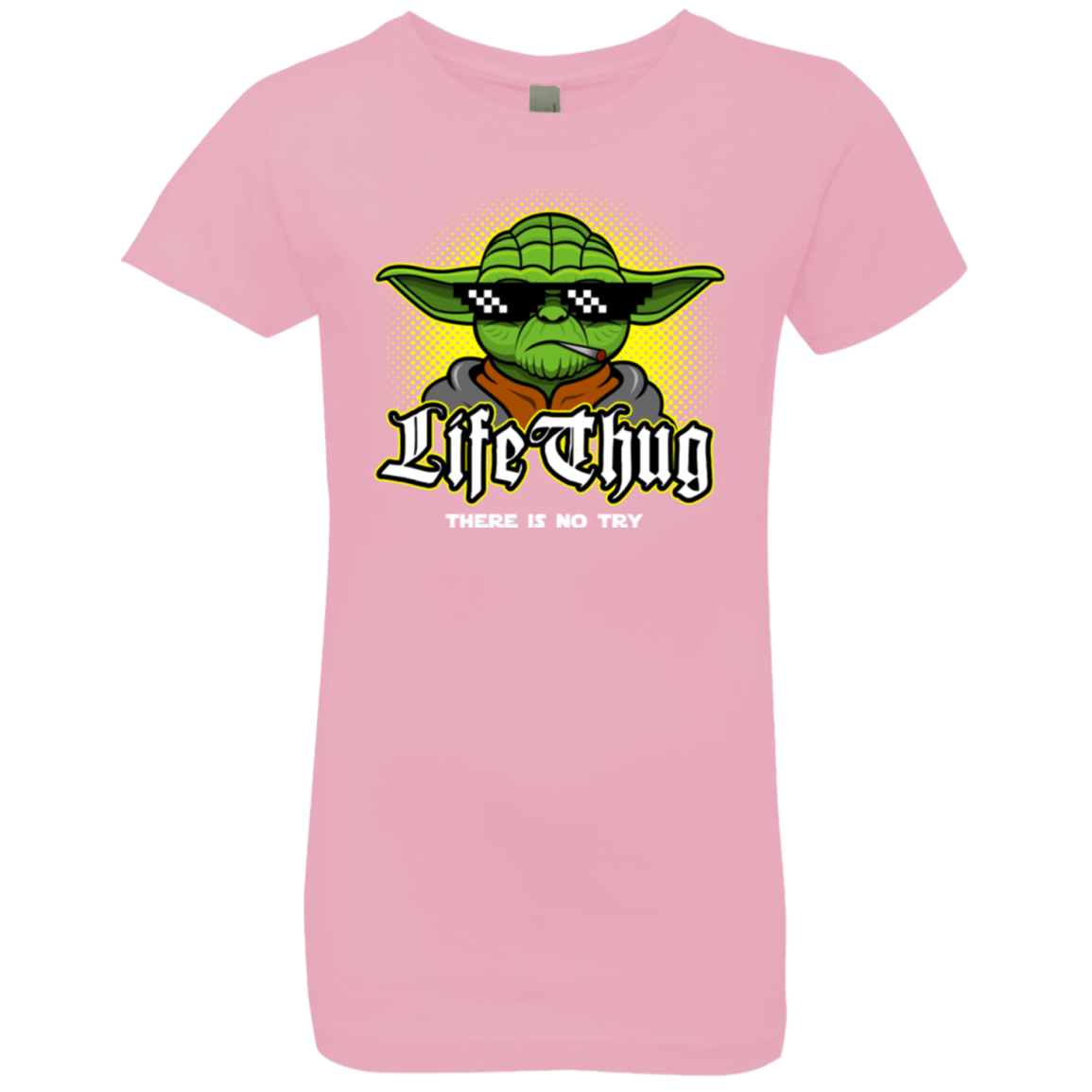 T-Shirts Light Pink / YXS Life thug Girls Premium T-Shirt
