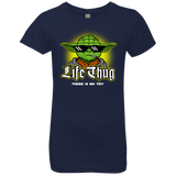 T-Shirts Midnight Navy / YXS Life thug Girls Premium T-Shirt