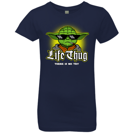 T-Shirts Midnight Navy / YXS Life thug Girls Premium T-Shirt