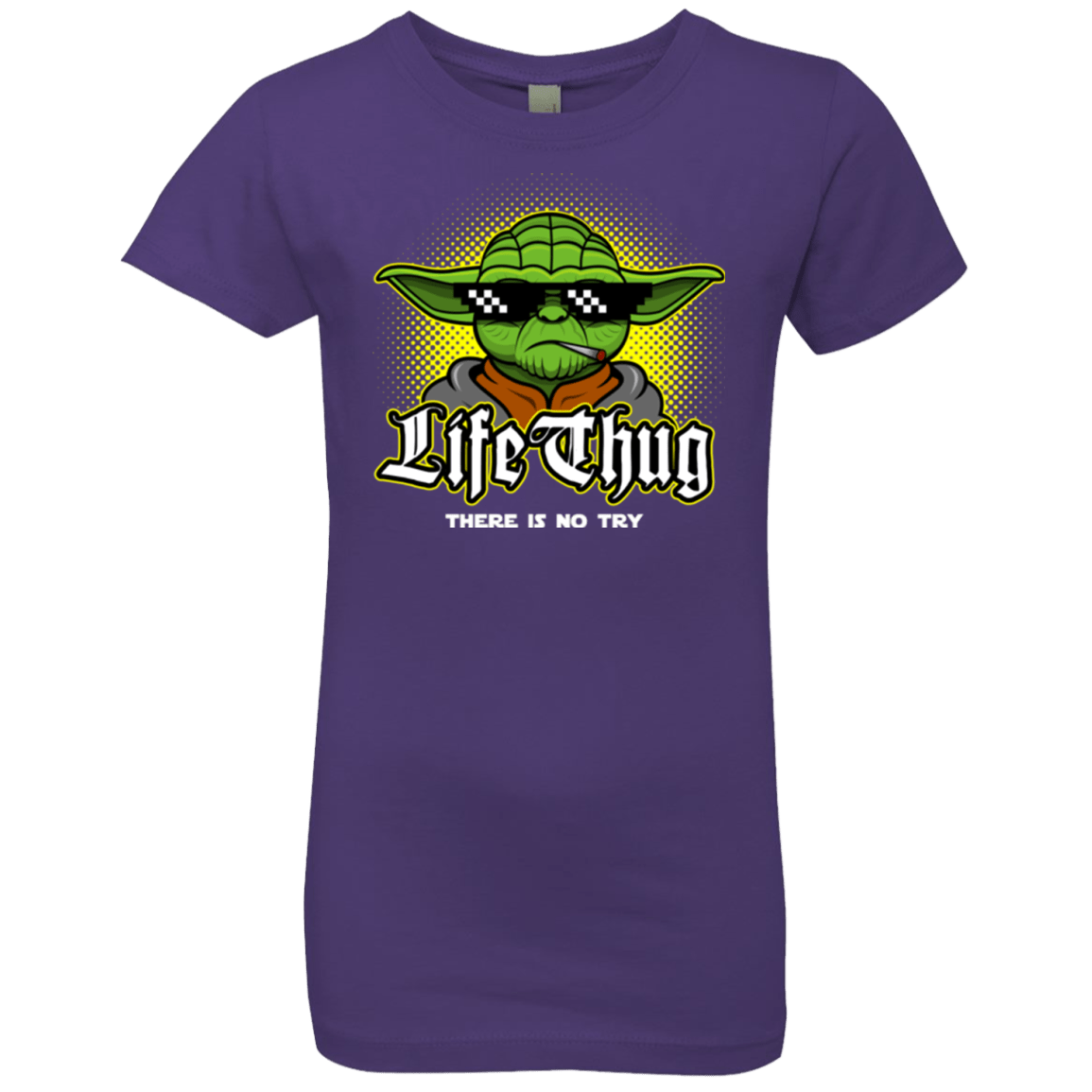 T-Shirts Purple Rush / YXS Life thug Girls Premium T-Shirt